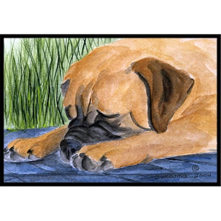 Carolines Treasures 18 x 27 in. Bullmastiff Indoor Outdoor Mat SS8033MAT